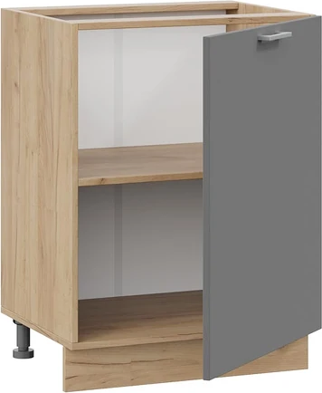 Изображение товара Шкаф-стол кухонный ТриЯ Габриэлла 1Н6 с одной дверью (дуб крафт золотой/титан)