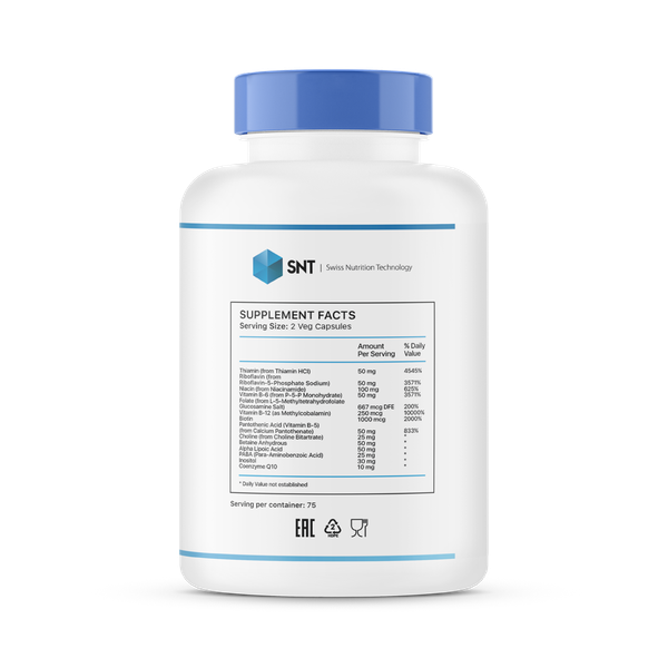 Изображение товара Комплексная пищевая добавка SNT Co-Enzyme B-Complex (60 капсул)