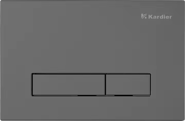 Изображение товара Кнопка для инсталляции Kardier 097Н ABS (оружейная сталь)