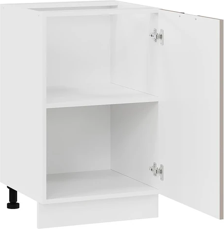 Изображение товара Шкаф-стол кухонный ТриЯ Гренада с одной дверью 1Н5 (белый/холст латте)