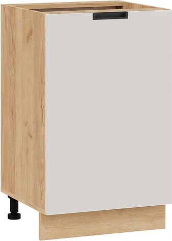 Изображение товара Шкаф-стол кухонный ТриЯ Гренада с одной дверью 1Н5 (дуб крафт золотой/холст мокко)