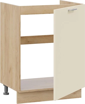 Изображение товара Шкаф под мойку ТриЯ Габриэлла 1Н6М с одной дверью (дуб крафт золотой/крем)