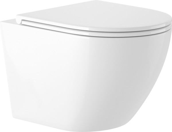 Изображение товара Унитаз подвесной с инсталляцией Saniteco KW-9003W Rimles + GROHE Rapid SL 38721001