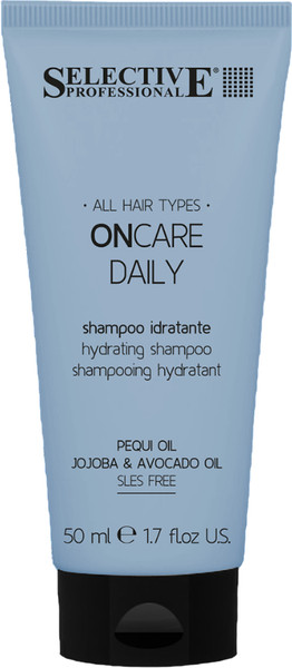 Изображение товара Шампунь для волос Selective Professional Oncare Daily Увлажняющий для сухих волос (50мл)