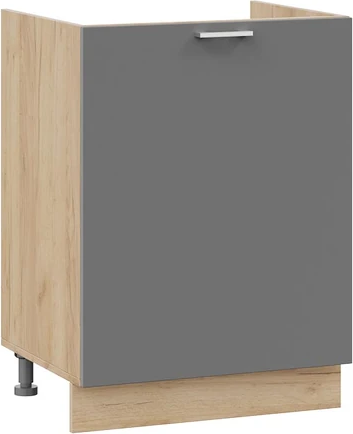 Изображение товара Шкаф под мойку ТриЯ Габриэлла 1Н6М с одной дверью (дуб крафт золотой/титан)