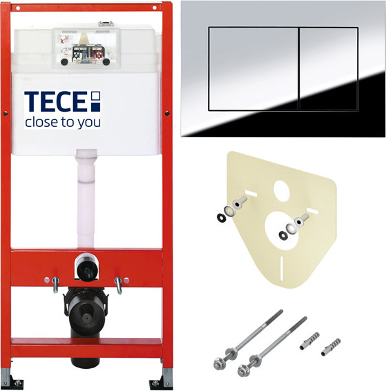 Изображение товара Унитаз подвесной с инсталляцией Saniteco KW-9003W Single Hole + TECE Kit 9400412