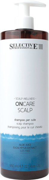 Изображение товара Шампунь для волос Selective Professional Oncare Scalp Для кожи головы (950мл)