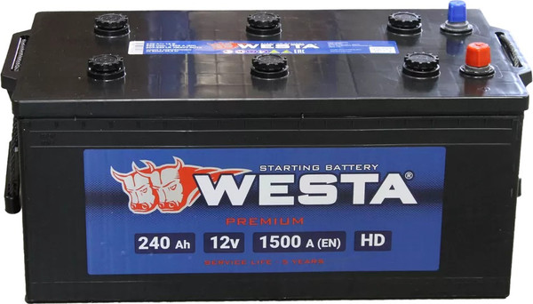 Изображение товара Автомобильный аккумулятор Westa 6СТ-240 LR Euro П240622 (240 А/ч)