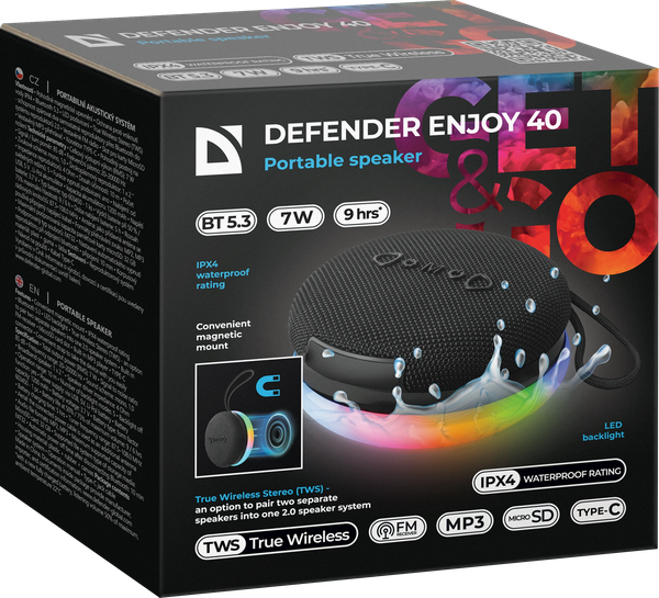 Изображение товара Портативная колонка Defender Enjoy 40 / 65141