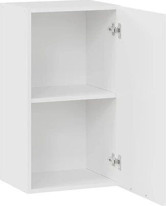 Изображение товара Шкаф навесной для кухни ТриЯ Гренада 1В4 с одной дверью (белый/холст белый)