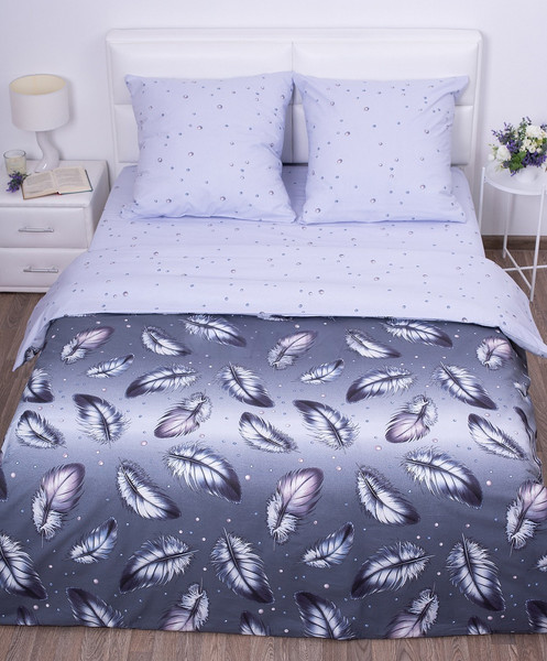 Изображение товара Комплект постельного белья Milanika Мгновение Евро (поплин)