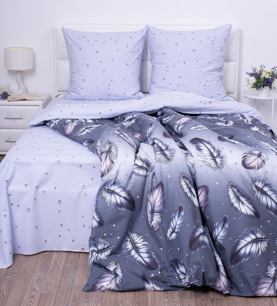 Изображение товара Комплект постельного белья Milanika Мгновение Евро (поплин)