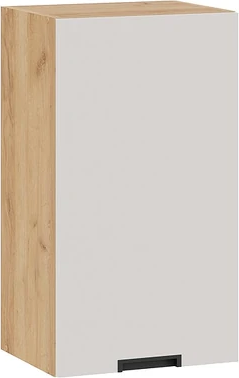 Изображение товара Шкаф навесной для кухни ТриЯ Гренада 1В4 с одной дверью (дуб крафт золотой/холст мокко)