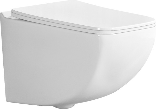 Изображение товара Унитаз подвесной с инсталляцией Saniteco KW-99048 + GROHE Rapid SL 38721001