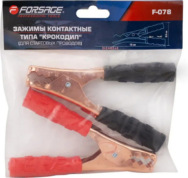 Изображение товара Зажимы типа «крокодил» Forsage F-078 (35552)