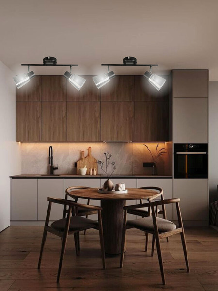 Изображение товара Потолочный светильник Aitin-Pro НПБ 02-2x40-102 / 1434/2 (черный/хром)