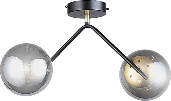 Изображение товара Потолочный светильник Aitin-Pro НПБ 02-2x60-102 / N36378/2 (черный/бронза)