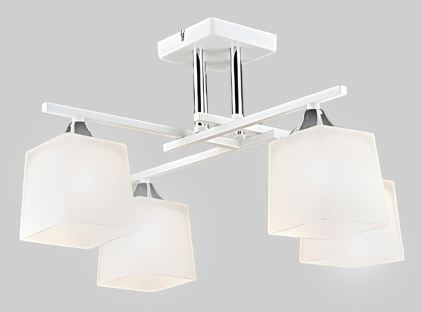 Изображение товара Люстра Aitin-Pro НПБ 02-4x60-101 / N5985/4 (белый/хром)