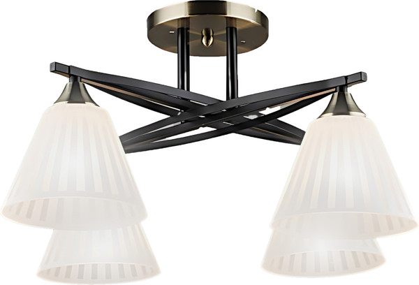 Изображение товара Люстра Aitin-Pro НПБ 02-4x60-101 / N6588/4 (черный/бронза)