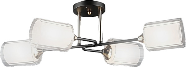 Изображение товара Люстра Aitin-Pro НПБ 02-4x60-101 / N6642/4 (черный/золото)