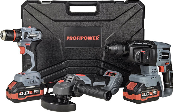 Изображение товара Набор электроинструмента Profipower 3в1 ProfiSet-3E18 / E0247