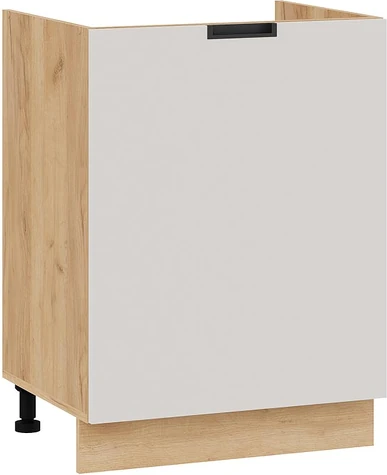 Изображение товара Шкаф под мойку ТриЯ Гренада с одной дверью 1Н6М (дуб крафт золотой/холст мокко)