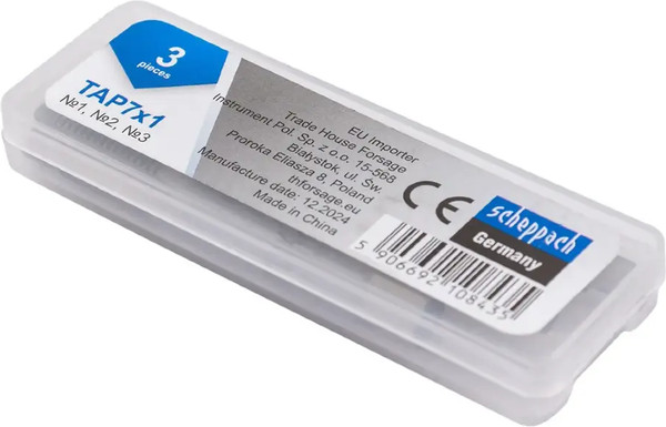 Изображение товара Набор метчиков Scheppach Sch-TAP7x1 (65178), (3шт)
