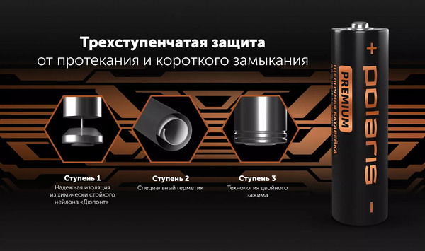 Изображение товара Комплект батареек Polaris Premium PB AA (4шт)