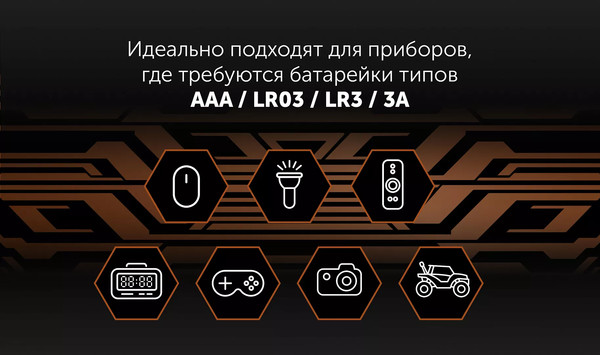 Изображение товара Комплект батареек Polaris Premium PB AAA (4шт)