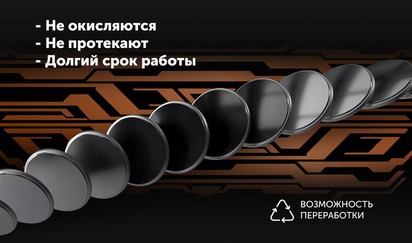 Изображение товара Комплект батареек Polaris Premium PB CR2025 (сталь, 2шт)