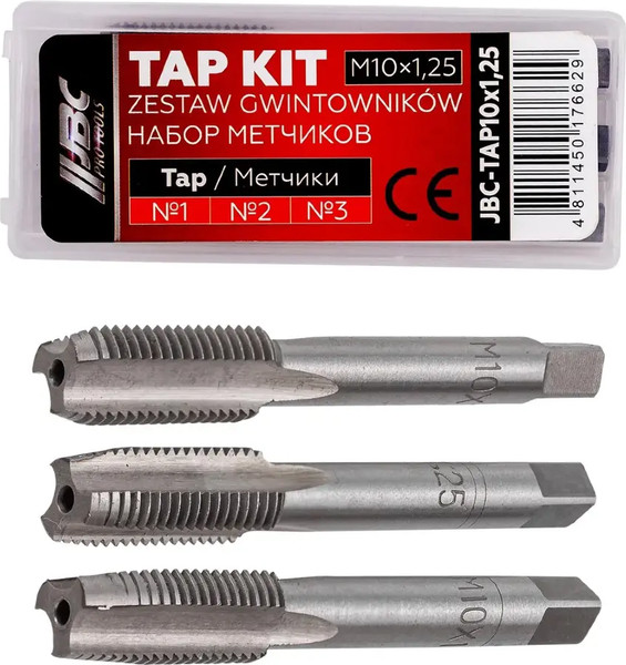 Изображение товара Набор метчиков JBC TAP10x1.25 (64888), (3шт)