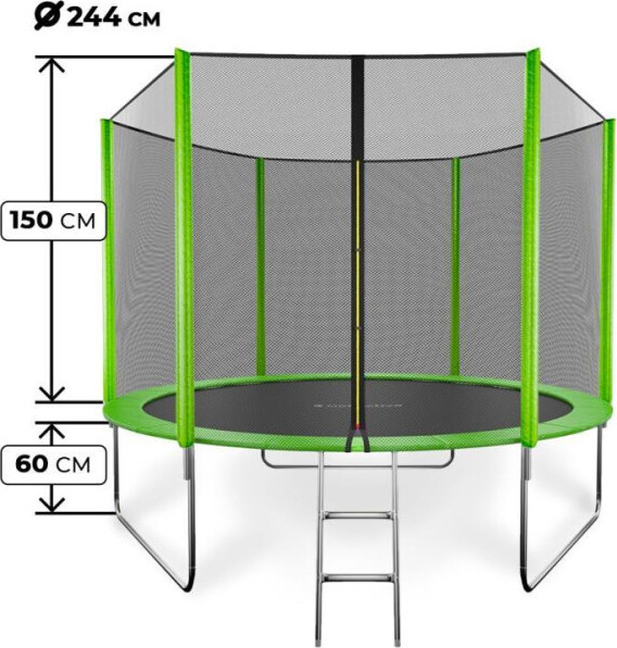 Изображение товара Батут GetActive J8L (зеленый, с сеткой)