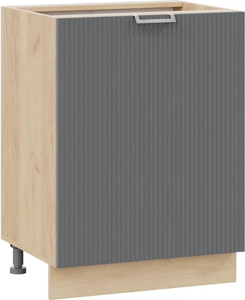 Изображение товара Шкаф-стол кухонный ТриЯ Кимберли 1Н6 с одной дверью (дуб крафт золотой/титан)