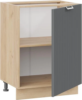 Изображение товара Шкаф-стол кухонный ТриЯ Кимберли 1Н6 с одной дверью (дуб крафт золотой/титан)