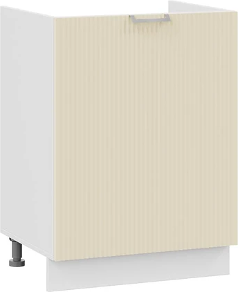Изображение товара Шкаф под мойку ТриЯ Кимберли 1Н6М с одной дверью (белый/крем)