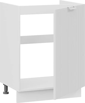 Изображение товара Шкаф под мойку ТриЯ Кимберли 1Н6М с одной дверью (белый/сноу)