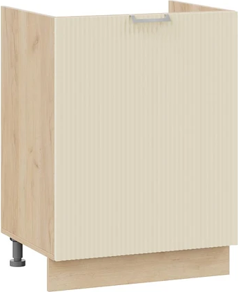 Изображение товара Шкаф под мойку ТриЯ Кимберли 1Н6М с одной дверью (дуб крафт золотой/крем)