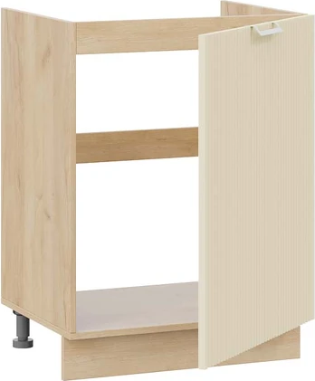 Изображение товара Шкаф под мойку ТриЯ Кимберли 1Н6М с одной дверью (дуб крафт золотой/крем)