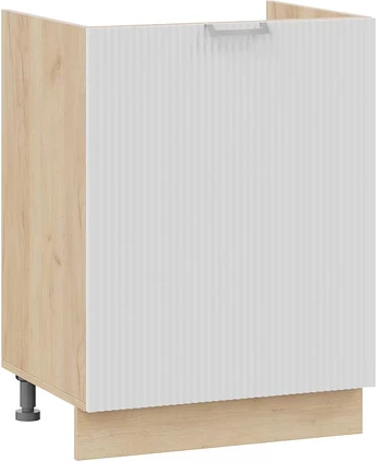 Изображение товара Шкаф под мойку ТриЯ Кимберли 1Н6М с одной дверью (дуб крафт золотой/сноу)