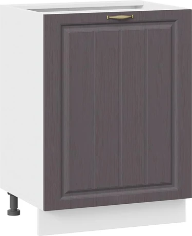 Изображение товара Шкаф-стол кухонный ТриЯ Лина 1Н6 с одной дверью (белый/графит)