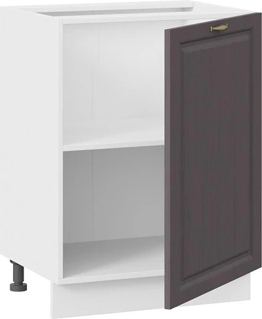 Изображение товара Шкаф-стол кухонный ТриЯ Лина 1Н6 с одной дверью (белый/графит)