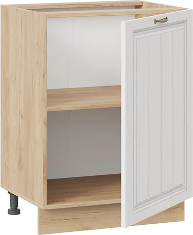 Изображение товара Шкаф-стол кухонный ТриЯ Лина 1Н6 с одной дверью (дуб крафт золотой/белый)