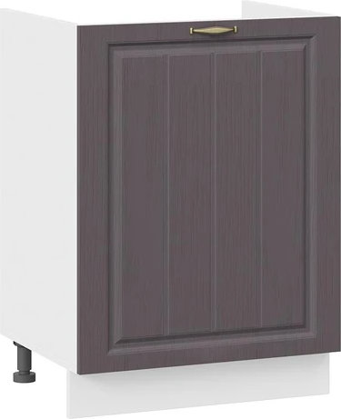 Изображение товара Шкаф под мойку ТриЯ Лина 1Н6М с одной дверью (белый/графит)
