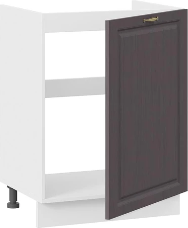Изображение товара Шкаф под мойку ТриЯ Лина 1Н6М с одной дверью (белый/графит)