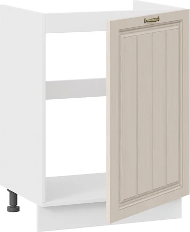 Изображение товара Шкаф под мойку ТриЯ Лина 1Н6М с одной дверью (белый/крем)