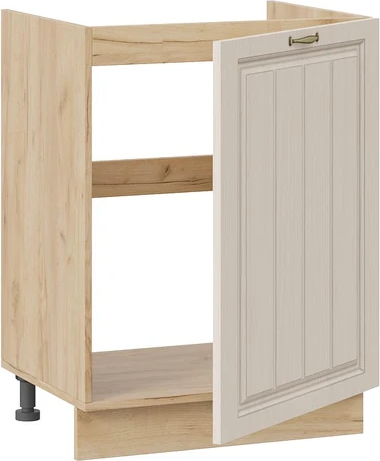 Изображение товара Шкаф под мойку ТриЯ Лина 1Н6М с одной дверью (дуб крафт золотой/крем)