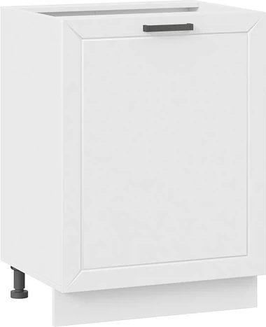 Изображение товара Шкаф-стол кухонный ТриЯ Лорас 1Н6  с одной дверью (белый/холст белый)