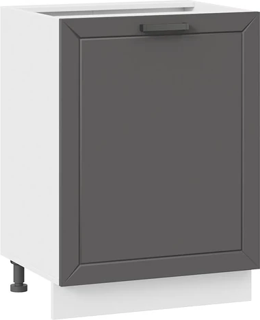 Изображение товара Шкаф-стол кухонный ТриЯ Лорас 1Н6 с одной дверью (белый/холст вулкан)