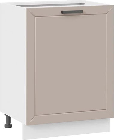 Изображение товара Шкаф-стол кухонный ТриЯ Лорас 1Н6 с одной дверью (белый/холст латте)