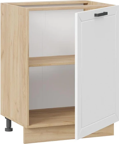 Изображение товара Шкаф-стол кухонный ТриЯ Лорас 1Н6 с одной дверью (дуб крафт золотой/холст белый)